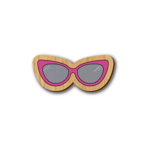 Women's Sunglass - Hand-painted Wooden Pin