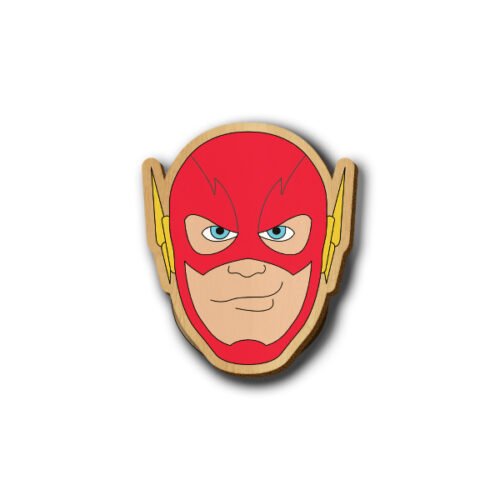 Flash - Hand-painted Wooden Pin