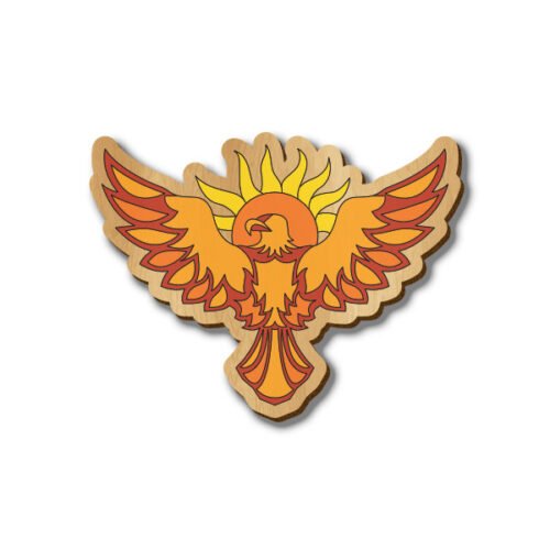 Sunrisers Hyderabad Logo - IPL - Hand-painted Wood