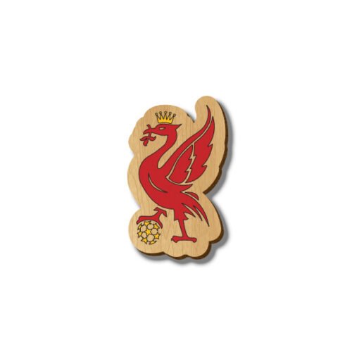 Liverpool Logo - EPL - Hand-painted Wooden Lapel Pin