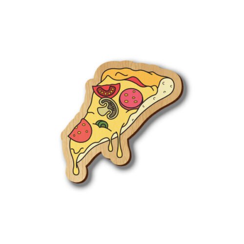 Pizza - Hand-painted Wood